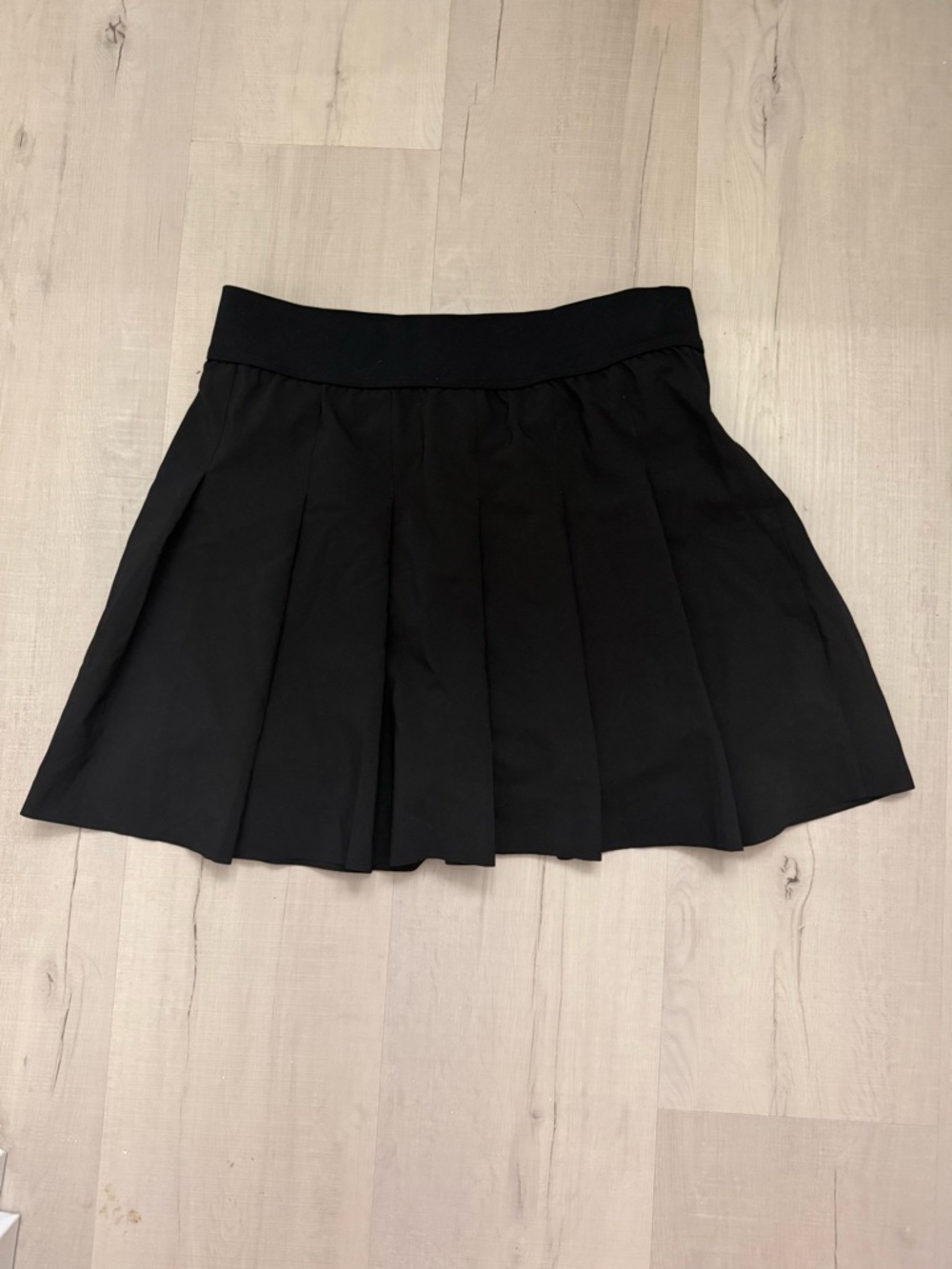 Fabletics Black Pleated Circle Skirt